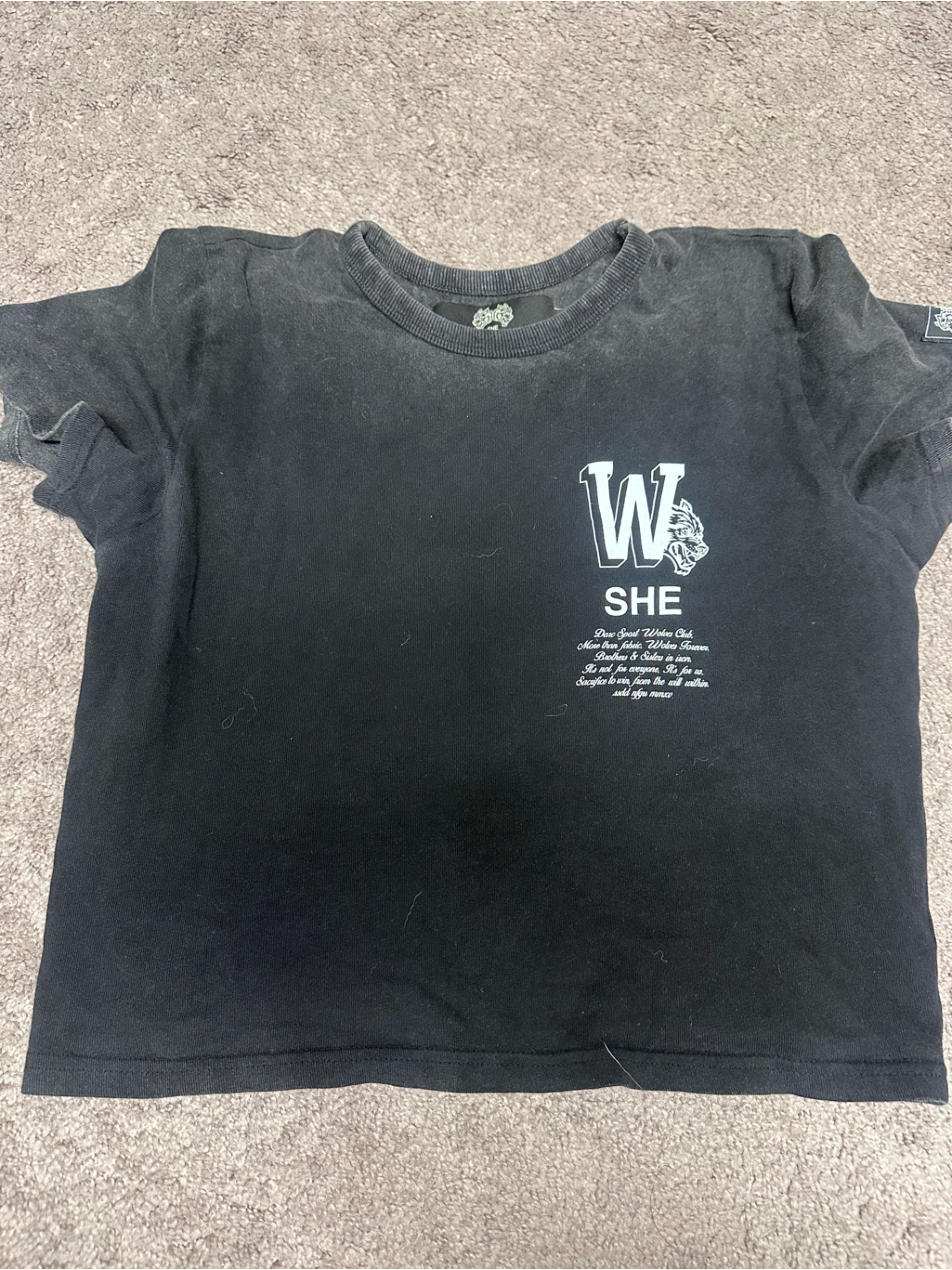 Darc Sport Washed Black Graphic Tee - She M